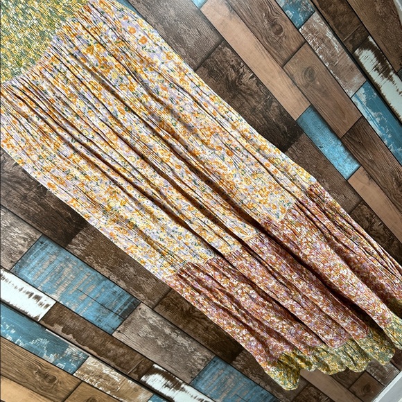 Angie Green and Yellow Textured patchwork Dress - Picture 14 of 16